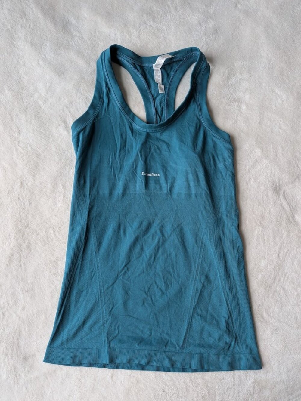 Sweetflexx turqoise blue athletic tank top